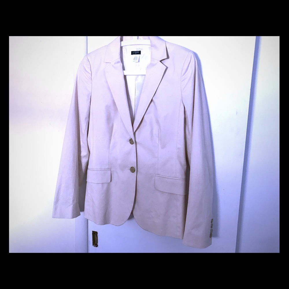 J Crew off-white blazer